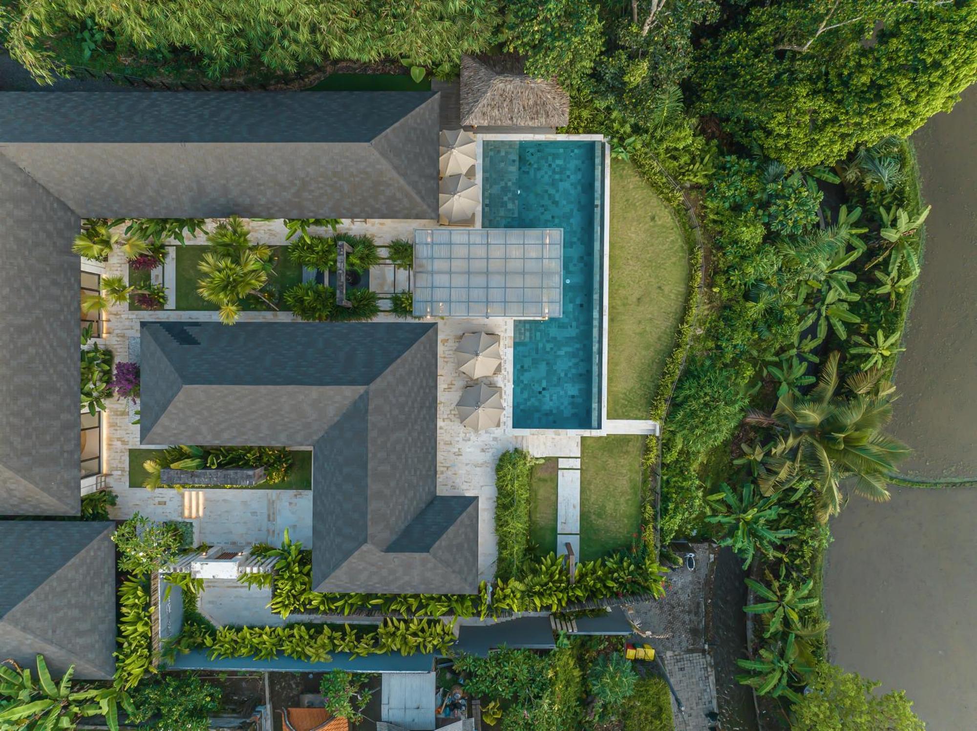 Villa Rosita - Stunning 5br - Sauna, Gym, Rice Field Views Ubud (Bali)